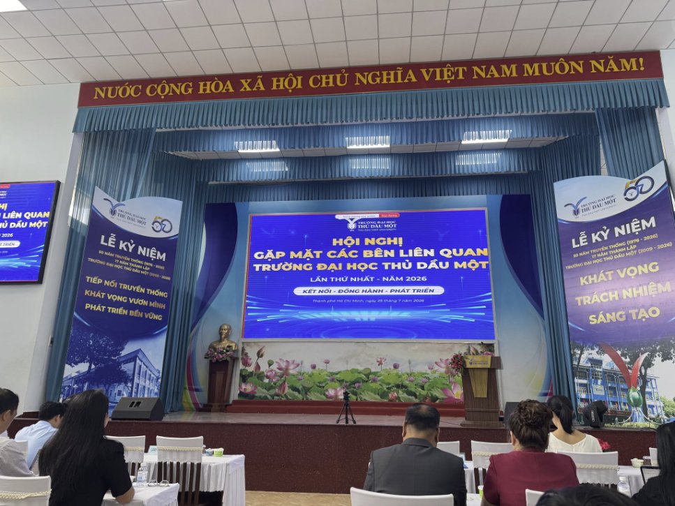 Hội nghị gặp mặt các bên liên quan Trường Đại học Thủ Dầu Một lần thứ nhất năm 2026